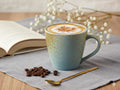 Bodhi House Handmade Ceramic Coffee Mug, Pack of 1, 350Ml, Turquoise Copper