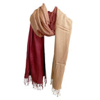 Graziemille Pure Pashmina For Women (Camel Ombre)