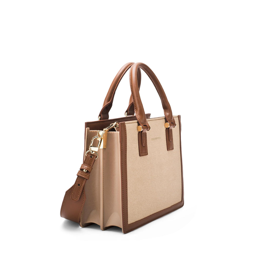 Lino Perros Beige Tote Bag