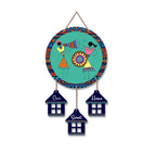 Artvibes Warli Dancing Art Wooden Wall Hanger for Home Decor | Living Room | Decoration Wall Hanging Items | Handcrafted Art | Aesthetic Wooden Decor | Aesthetic Wall Art | Ideal Gifts (WH_7206N)