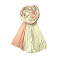 FAHABO Scarf Woman Premium Self-Woven Jersey Scarves | Hijab Scarf | Headscarf | Neck Scarf | Stoles | Wraps (Shades of Peach)