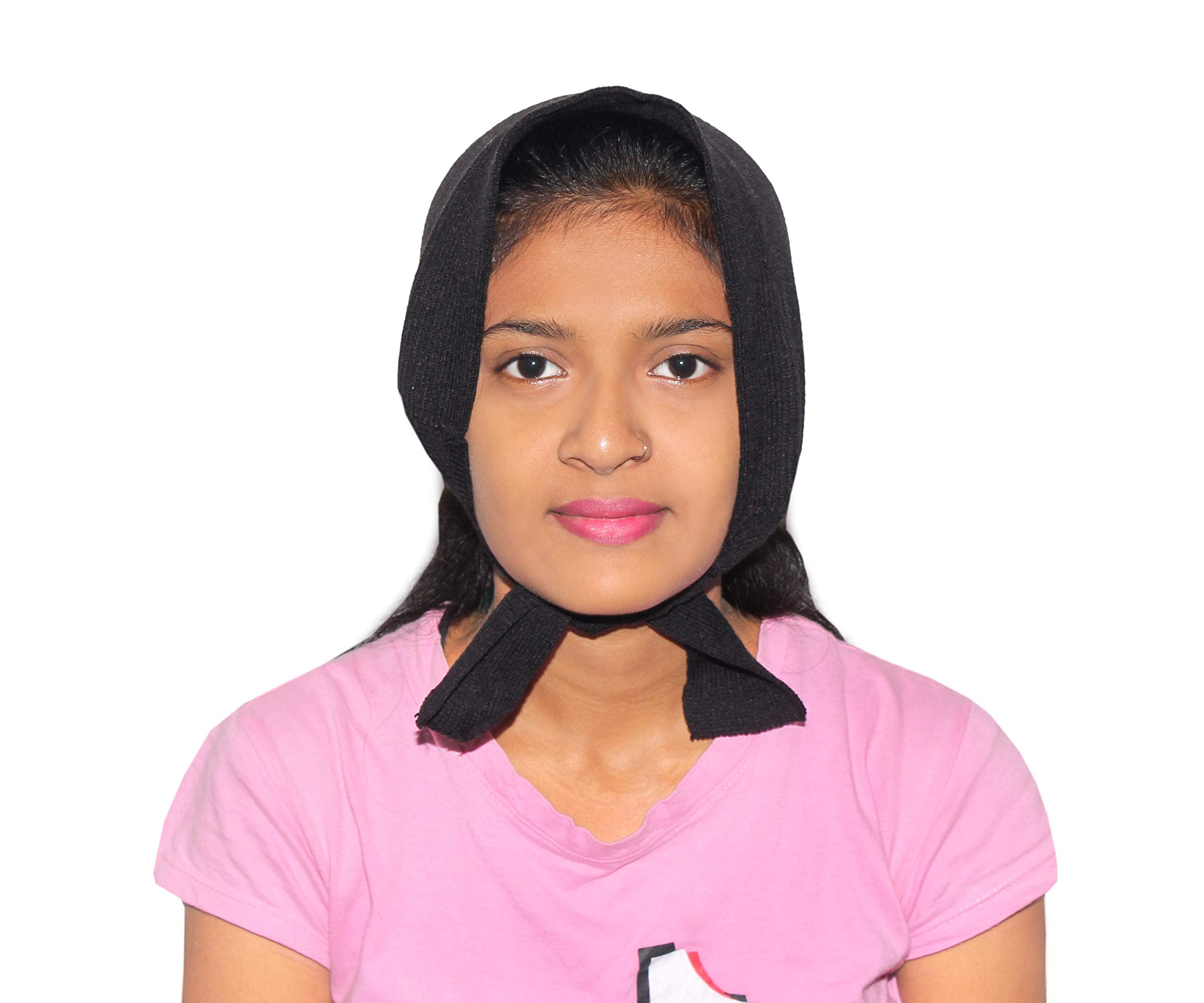 Goodluck Woolen Maternity Muffler for Women | Pack of 2 | Multicolor (Designs May Vary) | Winter Scarf | Size: 31.5 × 10 Inches