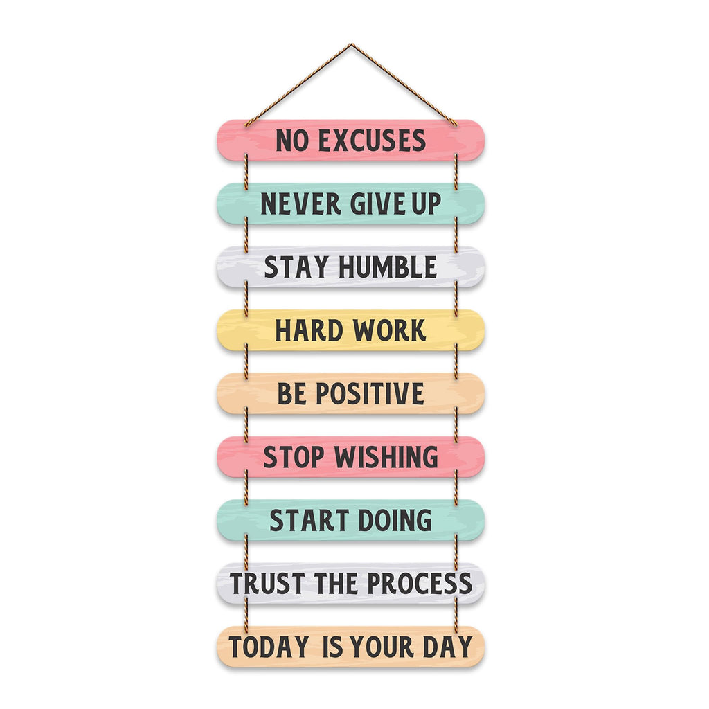 Artvibes Motivational Quotes Decorative Wall Art | Quotes Decor Item | Craft For Everyone | Motivational Wall Decor | Wall Accent | Graphic Art | Gift Items | Office | Decoration Items (WH_9301N