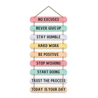 Artvibes Motivational Quotes Decorative Wall Art | Quotes Decor Item | Craft For Everyone | Motivational Wall Decor | Wall Accent | Graphic Art | Gift Items | Office | Decoration Items (WH_9301N