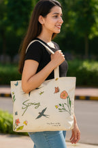 KeepCart Stylish Professional Premium Tote Bag for College, Office, Travel, Shopping, Daily Use Zipper Handbag For Women