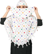 VASTTRAM Women's Pure Cotton Long Scarves Scarf Cum Mask usable for Driver Anti Pollution Full Face Cover With UV Sun Rays Protection