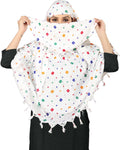 VASTTRAM Women's Pure Cotton Long Scarves Scarf Cum Mask usable for Driver Anti Pollution Full Face Cover With UV Sun Rays Protection