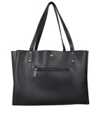 Zutiva tote bag for women office use – Large Capacity Laptop Purse for Work, Professional Shoulder Handbag for Women, Stylish PU-Leather Tote for Office, Travel & Daily Use