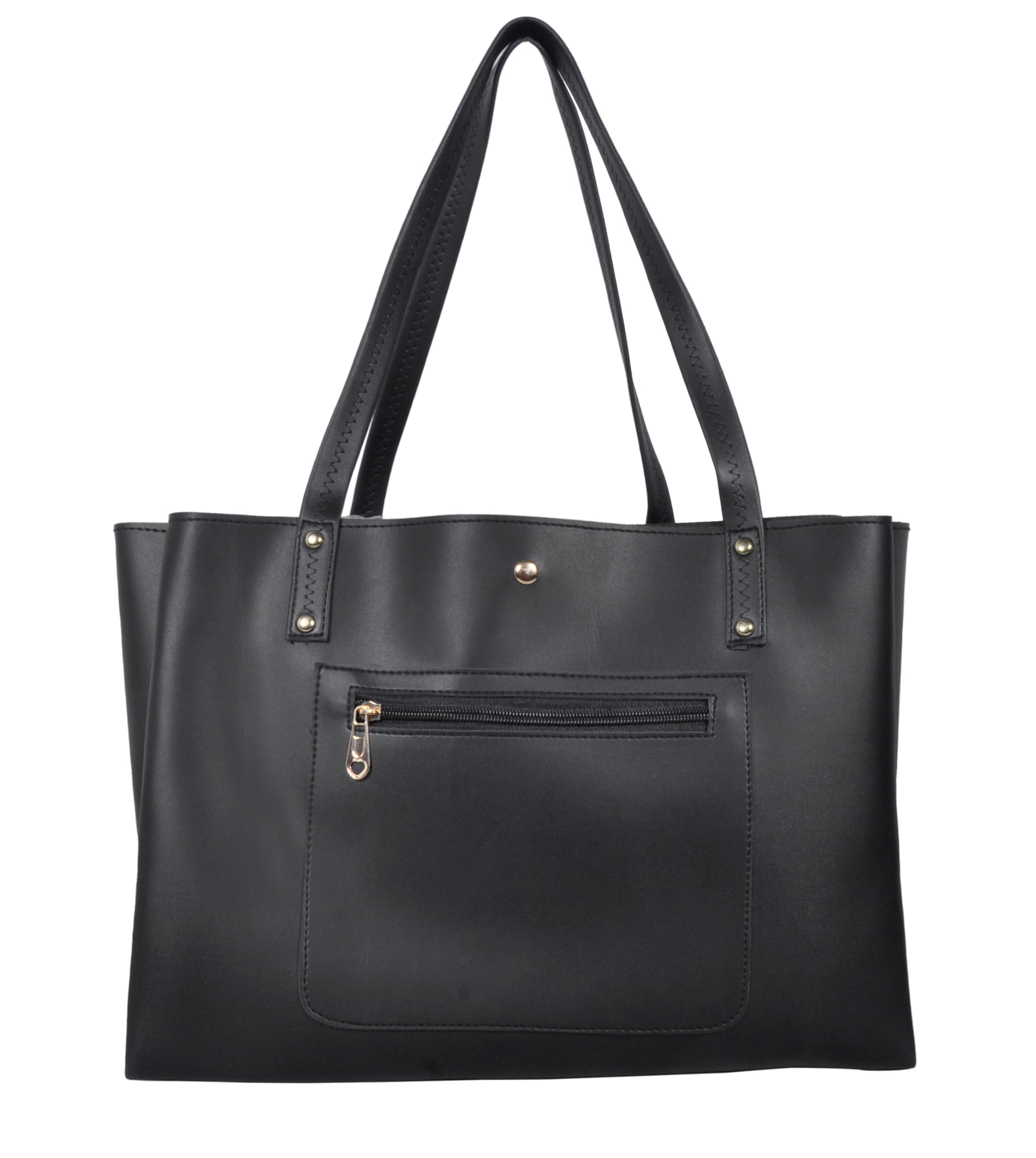 Zutiva tote bag for women office use – Large Capacity Laptop Purse for Work, Professional Shoulder Handbag for Women, Stylish PU-Leather Tote for Office, Travel & Daily Use