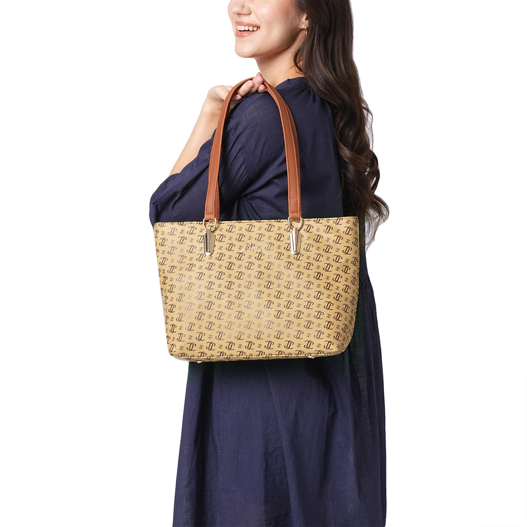 Lavie Kathy Monogram LL Print Tote | Ladies Purse Handbags | Gift for Women