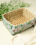 Seagrass Desk Organizer and Multi-Purpose Storage Basket