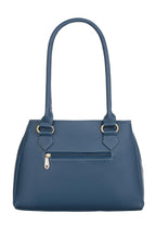 Fostelo Women's Maria Satchel Tote Handbag for Women | Ladies Purse | Stylish Shoulder Bag | Gift For Women | Blue