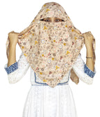 Switchon Rayon Anti Pollution Full face Scarf UV Sun Rays Protection scarf for women - Free Size (Peach-3)