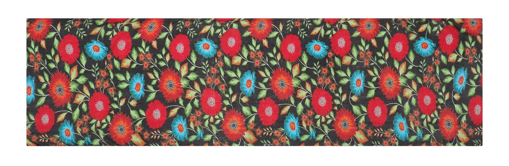 EH 100% Pure Mulberry Silk Scarf for Women, head scarf, neck scarf, hair scarf, digital printed long (22 X 72) (MC 37)