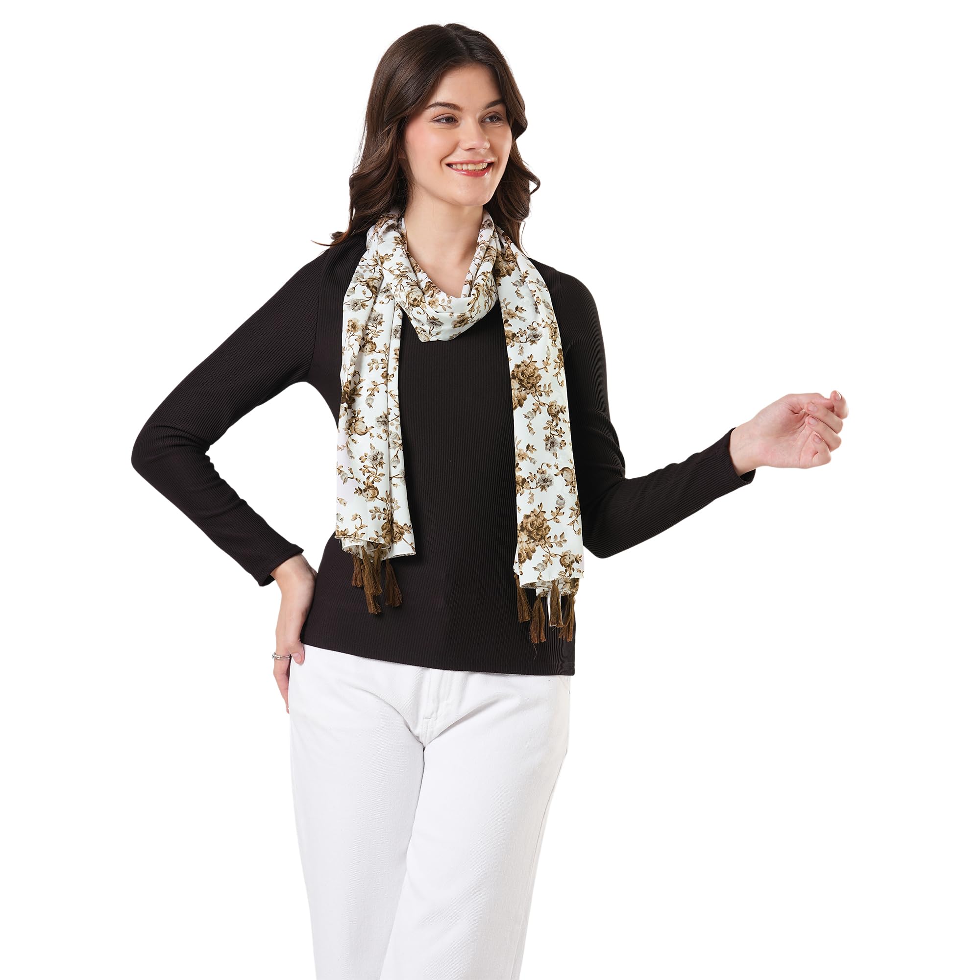 SAHIL SCARF Women Lightweight Scarf | 180 x 55 cm | Soft, Comfortable & Breathable | All Season Scarf