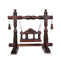 Soulveda Kraftz Handcrafted White Rosewood Jhoola/Jhula for Krishna Janmashtami/Bal Gopal/Ladoo Gopal/Kaanha/Hindola Celebrations