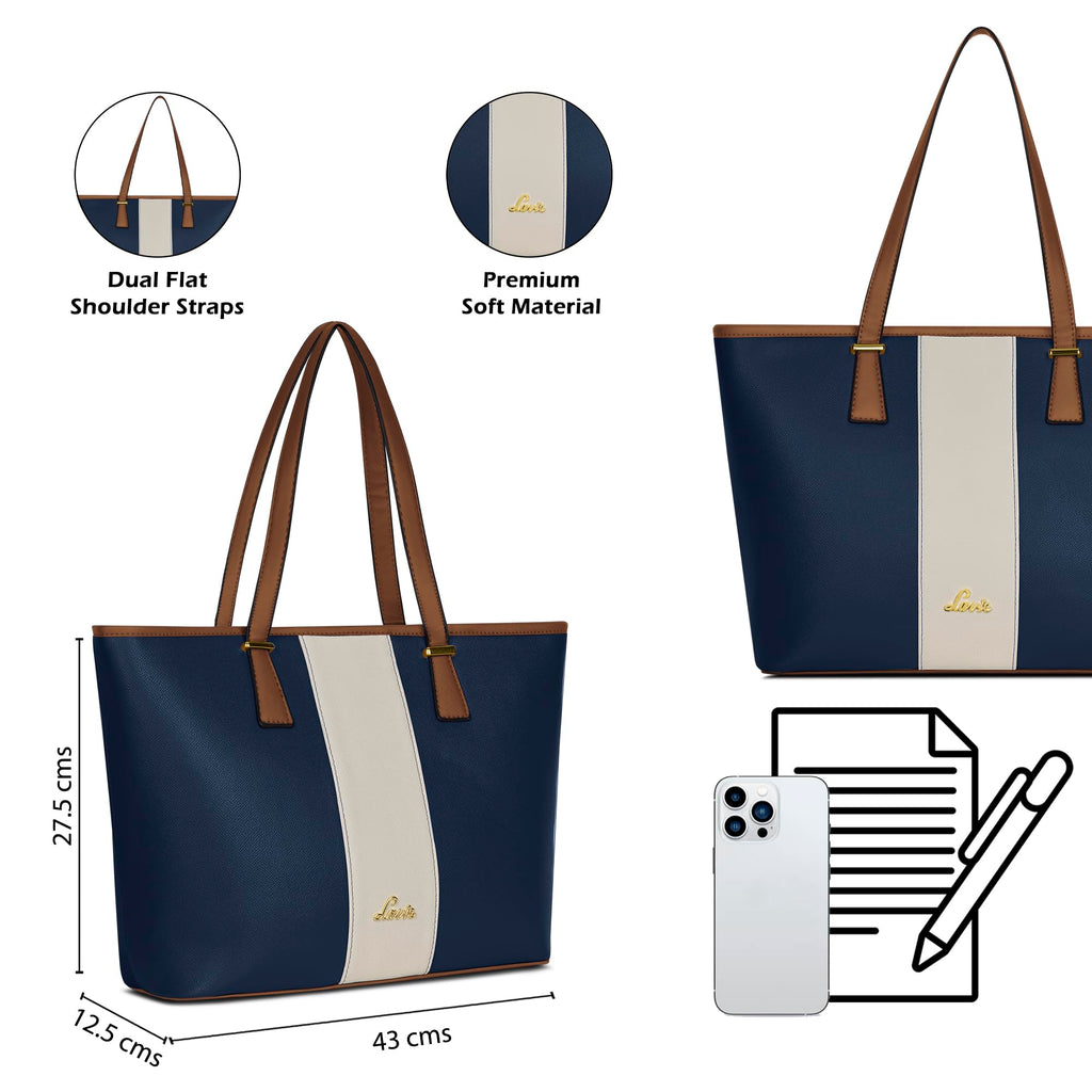 Lavie Women's Sherry Tote Handbag | Tote Bag for Work | Ladies Purse | Stylish Shoulder Bag | Gift for Women | Rakhi Gift for Sister