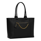 Miraggio Kris Laptop Tote Bag | Shoulder Bag For Office Fits Upto 14 Inches Laptop | Office Tote Bag | Gift For Women- Black