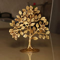 Reiki Crystal Products Brass Kalpavriksha Tree | Handmade Brass Wish-Fulfilling Tree for Home, Office & Temple Décor | 17 cm | 450–500 Gram | Feng Shui, Vastu & Spiritual Decorative Showpiece