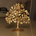 Reiki Crystal Products Brass Kalpavriksha Tree | Handmade Brass Wish-Fulfilling Tree for Home, Office & Temple Décor | 17 cm | 450–500 Gram | Feng Shui, Vastu & Spiritual Decorative Showpiece