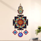 Artvibes Hamsa Hand Evil Eye Wall Hanging Decor for Home Entrance | Nazar Battu Protection Ornament | Spiritual Boho Wall Art for Living Room | Hallway | Office and Gift Idea (WH_85134N)
