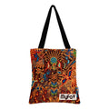 MY FAV Cotton Printed Canvas Tote Bag, for Travel,Yoga, Gym, Sports | Designer Shopping Bag | Compact, Lightweight and Eco-friendly - Capacity15kgs (6 Month Warrenty)