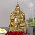 ARTVARKO Brass Idol Lord Kuber Sitting Statue | Murti for Pooja Room, Meditation, Prayer, Business Murti for Prosperity Money Home Décor Locker Safe Tijori