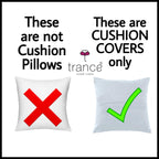 Trance Home Linen Set of 5 Premium 100% Cotton 12x12 inch Cushion Covers for Sofa and Diwan | Small Cushion Covers – (12x12 inch | 30cmx30cm, Aster Pink) – Set of 5