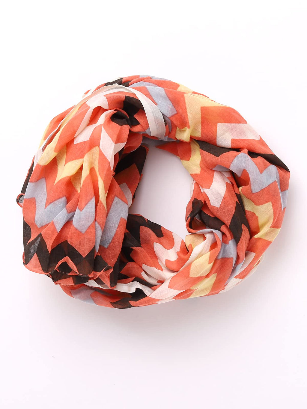 AQVA Printed Cotton Scarf for Women Stylish (Victory Coral) | Head and Face Cover Scarf for Girls with 100% Cotton | Soft & Lightweight Scarves/Stoles for all Weather (72 x 43 in)