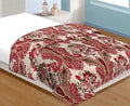 WONDERLOOK 100% Super Soft Reversible Design Dohar I AC Blanket I Blanket for All Season I Gifting (Double, Brown Flower) Kafalo