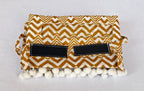 Switchon Pure Cotton Innovative scarf Hijab for Women with closer 3 inch Hook and Loop Tape for size adjustment for 12 yrs and above (White_Brown)
