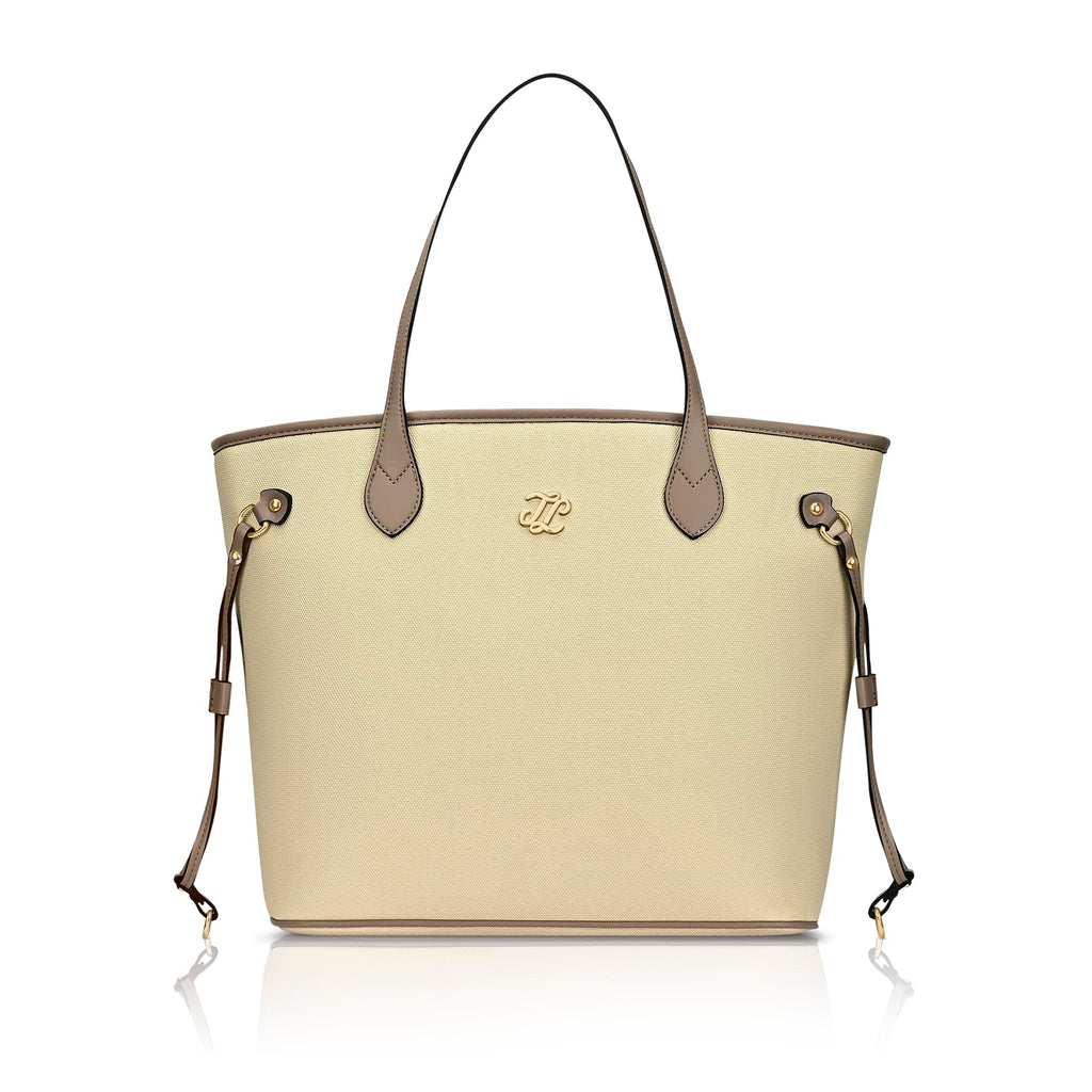 Lavie Signature Women's Canva 15 Inch Laptop Tote Handbag | Tote Bag for Work | Ladies purse | Stylish Shoulder Bag | Gift for Women