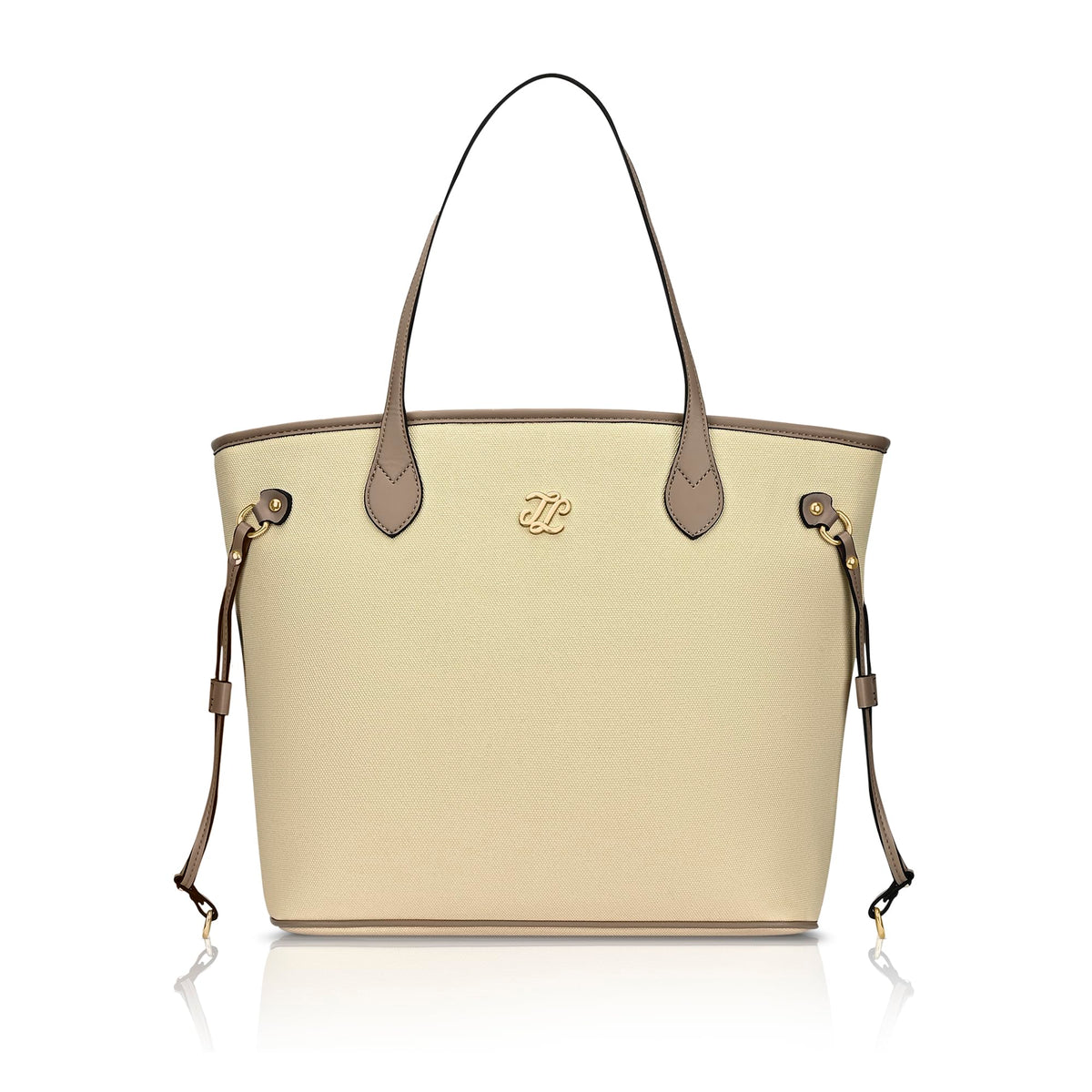 Lavie Signature Women's Canva 15 Inch Laptop Tote Handbag | Tote Bag for Work | Ladies purse | Stylish Shoulder Bag | Gift for Women