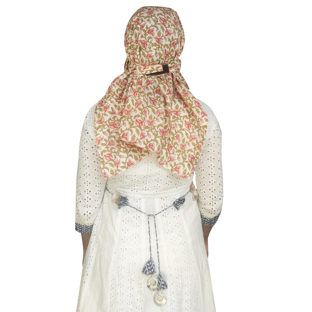 Switchon Export quality Cotton Multi color scarf hijab for women for 12 yrs and above (Multi_colour24)