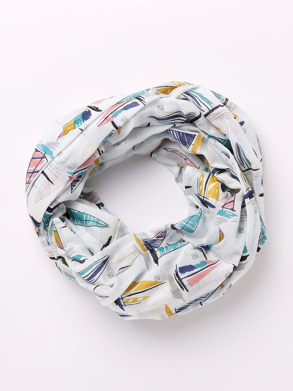 AQVA Printed Cotton Scarf for Women Stylish (Naav) | Head and Face Cover Scarf for Girls with 100% Cotton | Soft & Lightweight Scarves/Stoles for all Weather (72 x 43 in)