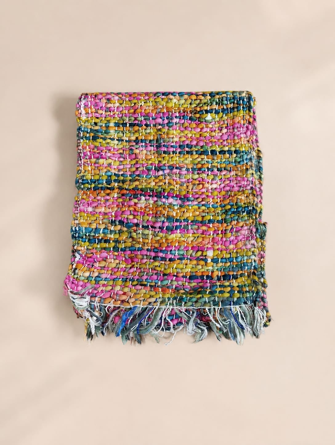 HAUTEMODA Women Woolen Multicolour Muffler/Stole/Scarf (Multicolor10)