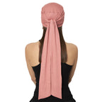 The Headscarves Women's Bamboo Viscose Prana Scarf For Hair Loss Chemo (HS131_DuskyRose)