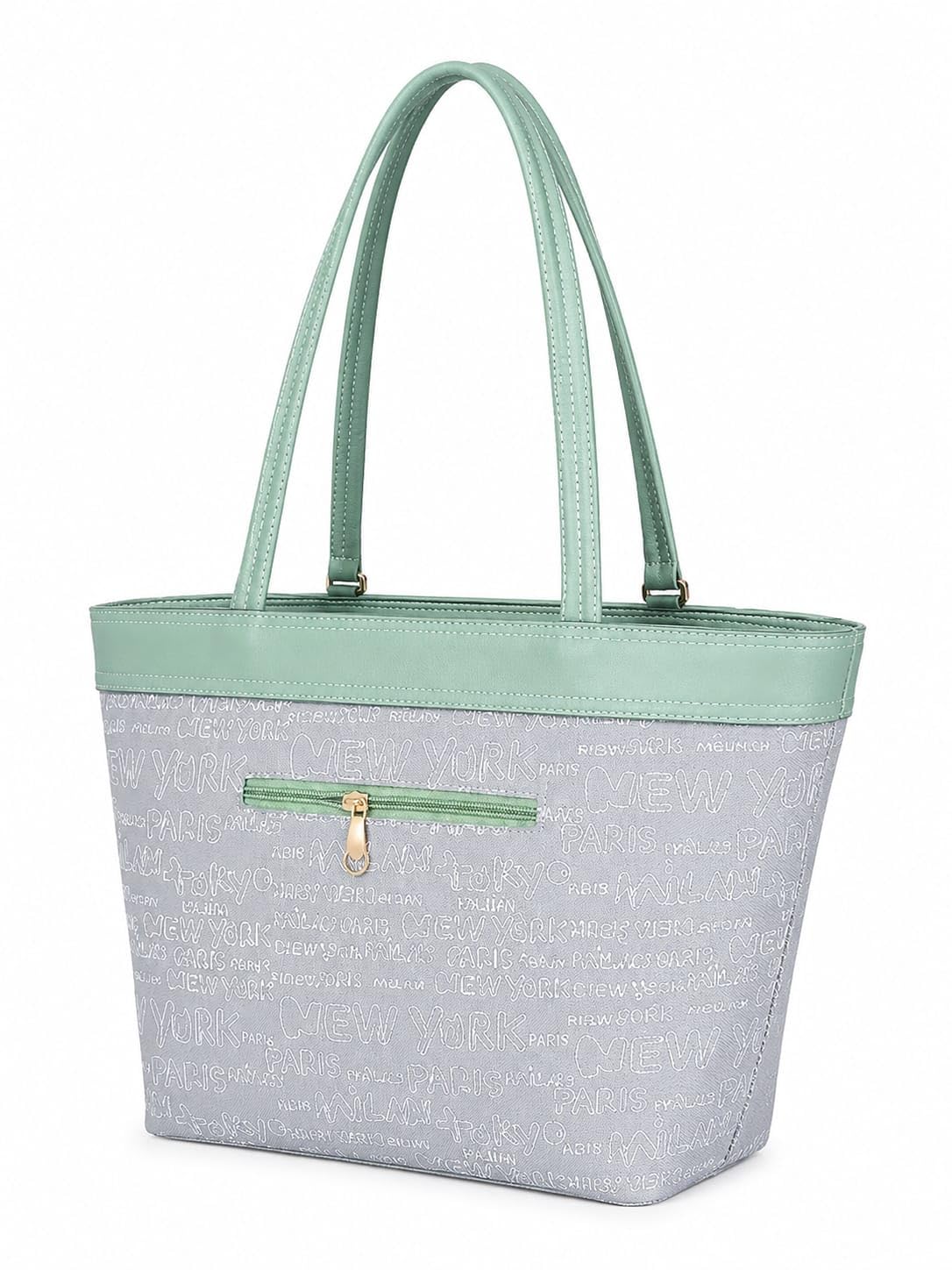OPULLENT Large Capacity Tote Bag For Women (Green)