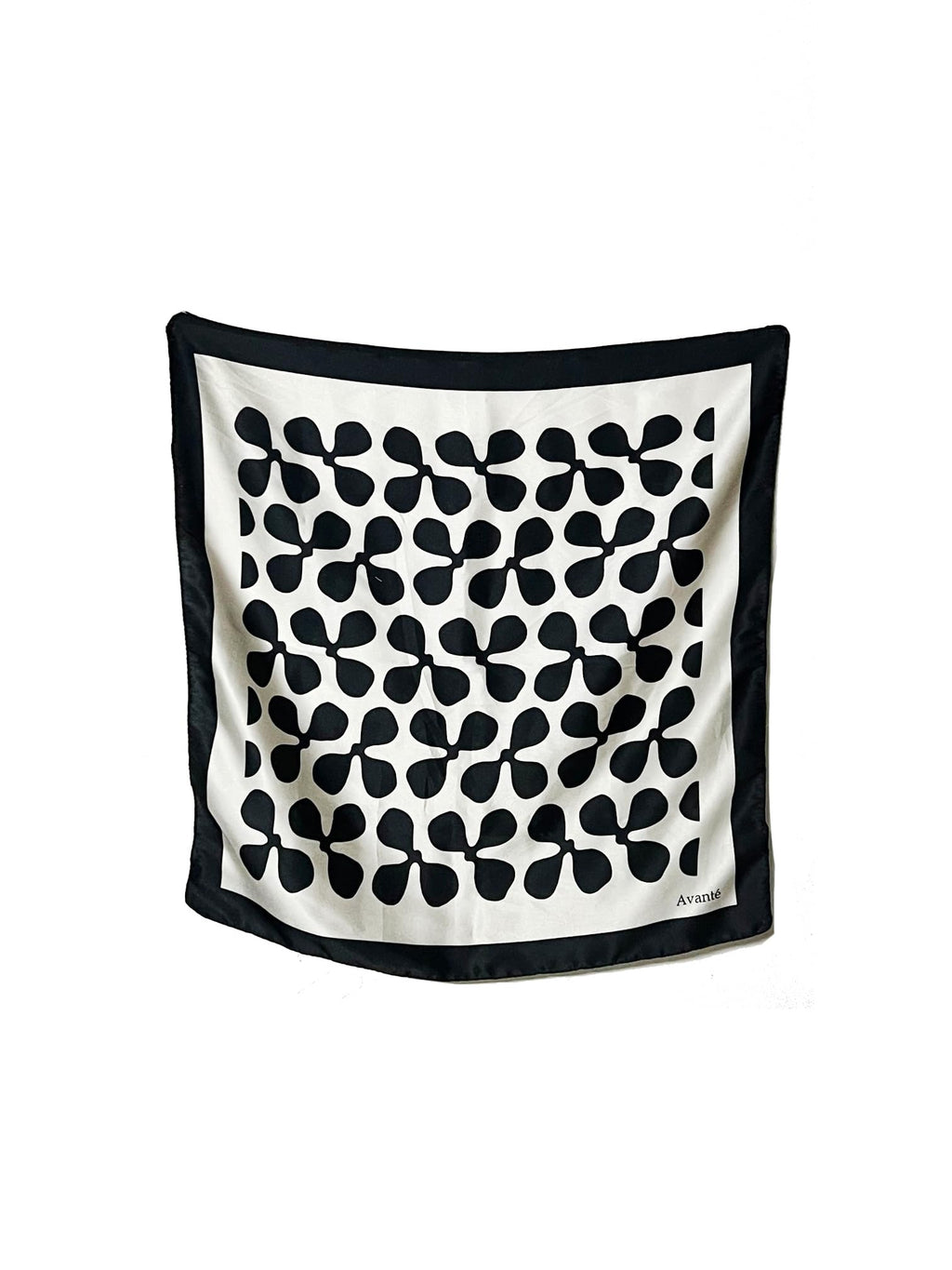 NK Textiles Women's Floral Geometric Drawing Printed Square New York Style Satin Head Scarf - Neck Scarf (22x22) (3-Piece Set)