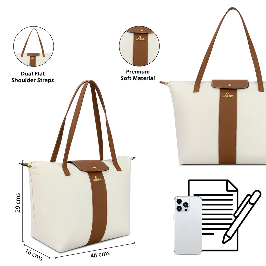 Lavie Women's Vincy Tote Bag | Tote Bag for Work | Ladies Purse | Stylish Shoulder Bag | Gift for Women