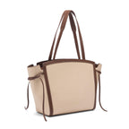 Lino Perros Monroe Pebble Teddy Beige Tote Bag