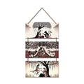 Artvibes Religious Indian Modern Art Wooden Wall Hanger for Home Decor | Graphic Artwork | Decoration Wall Hanging Items | Wall Sculpture | Wall Poster | Aesthetic Wall Art | Gift Items (WH_9454N)