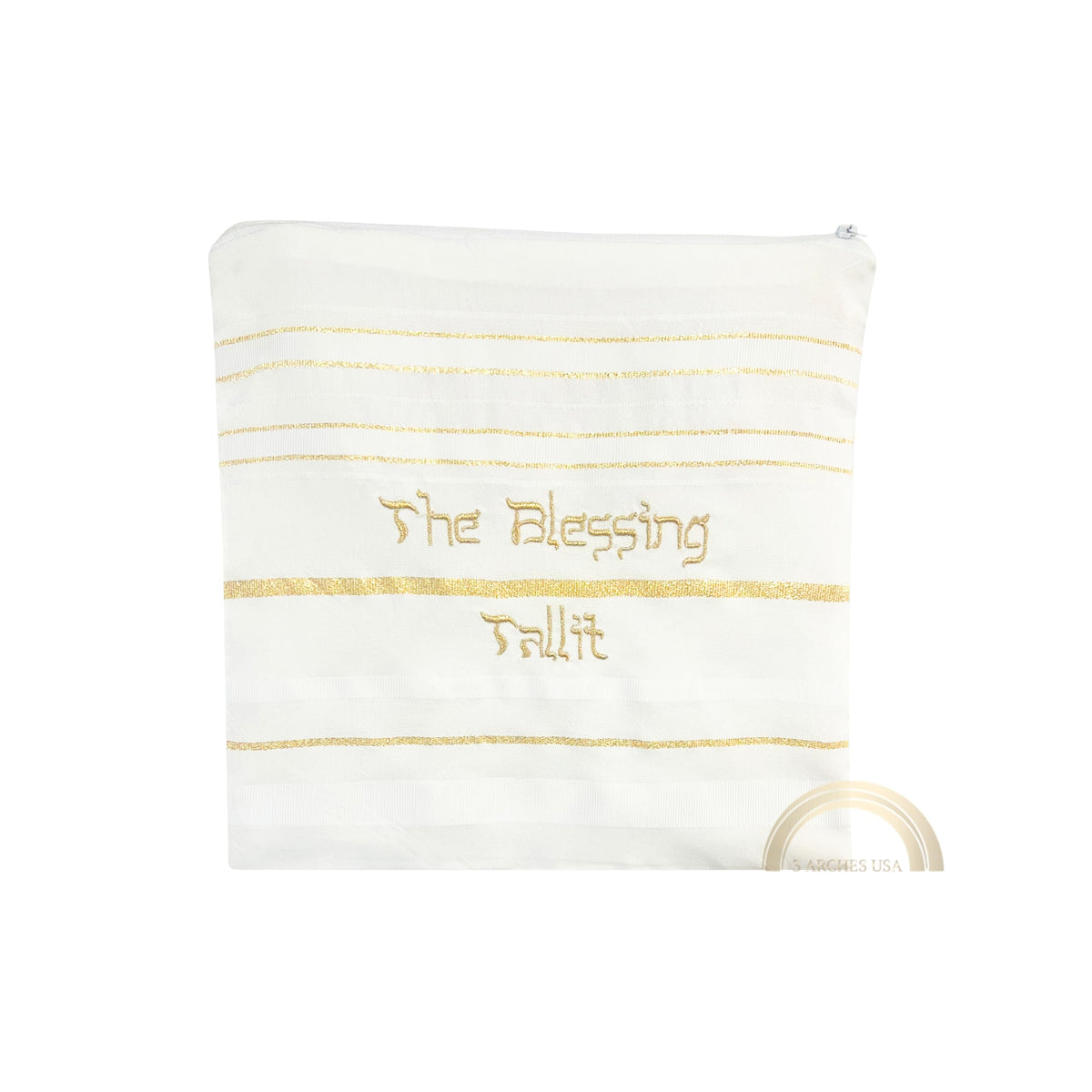 3 ARCHES USA The Blessing Tallit, Messianic Christian Prayer Shawl 73x33in