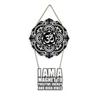 Artvibes I Am A Magnet To Positive Energy Decorative Wall Hanging Ornaments | Quotes Decor Item | Wall Illustrations | Office Decor | Wall Art Print | Inspirational quotes | Gift Items (WH_5717N)