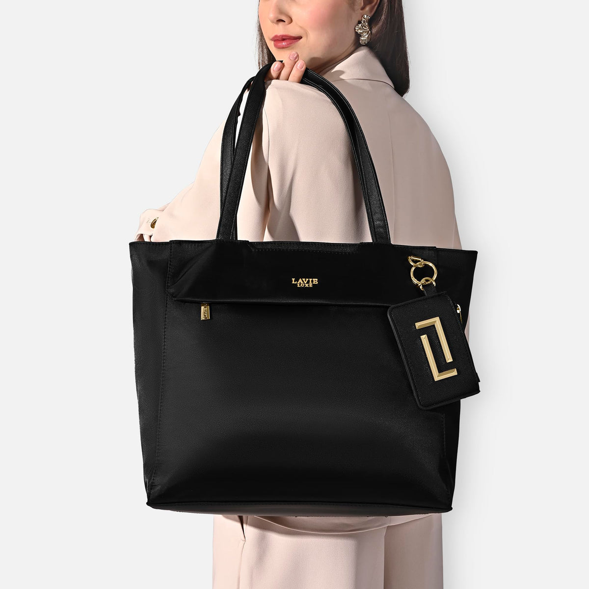 Lavie Luxe Women's Zumi Large Tote Bag | Tote Bag for Work | Ladies purse | Stylish Shoulder Bag | Gift for Women
