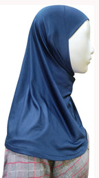 MINI HIJAB JERSEY WOMEN'S COLLECTION: Embrace Modesty with Fashion and Confidence COL (NAVY)
