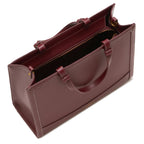Miraggio Rebecca Tote Bag | Fits Upto 14 Inches Laptop With Adjustable & Detachable Strap | Office Tote Bag For Women Big Totes For Work & Travel (Wine)