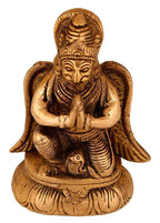 ARTVARKO Brass Garuda Idol Statue Vishnu's Vehicle Eagle Height 3.5 