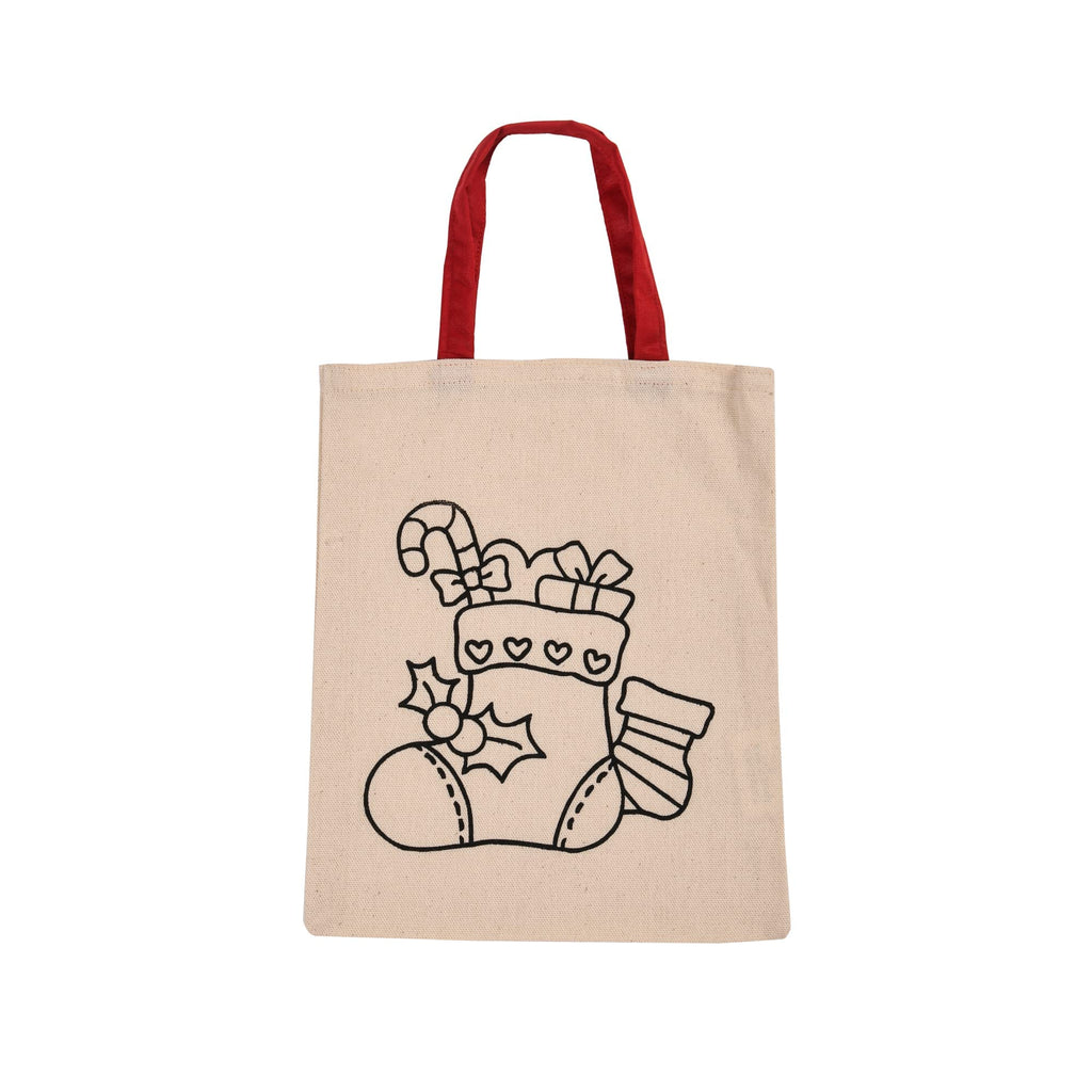 SHREEYA'S ShreeyasIndia Swadeshi 100% Cotton Canvas Eco-Friendly Ready to Paint Goodie Bag - Pack of 12