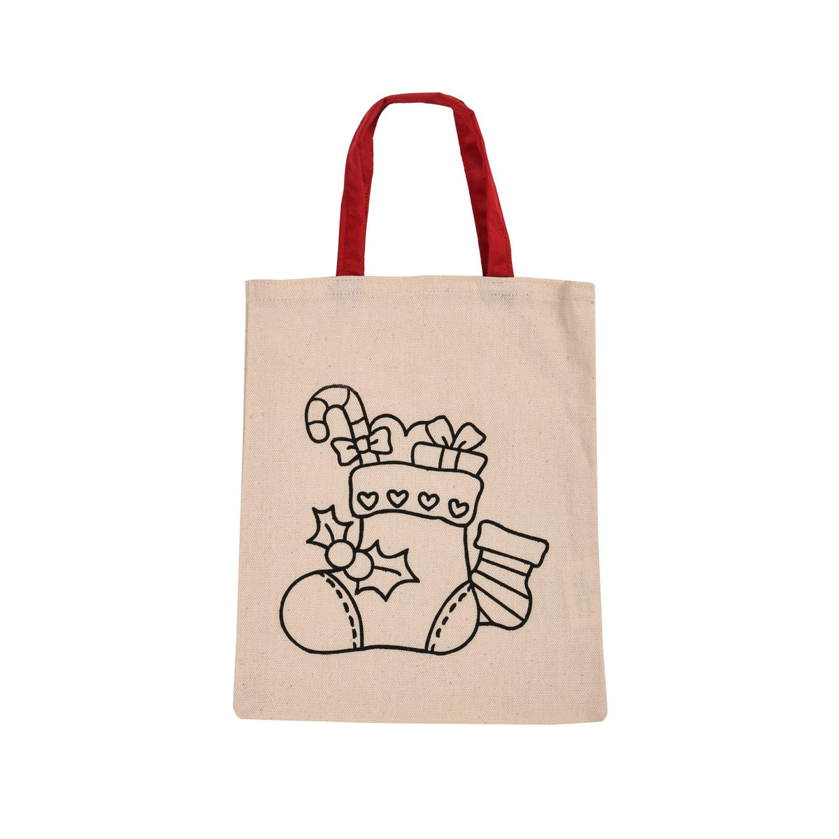 SHREEYA'S ShreeyasIndia Swadeshi 100% Cotton Canvas Eco-Friendly Ready to Paint Goodie Bag - Pack of 12
